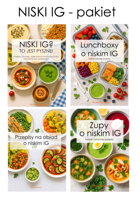 Pakiet 4  ebooków z niskim IG w super cenie!!