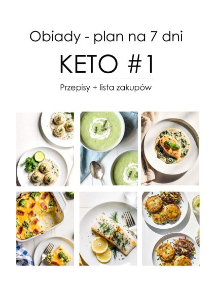 Obiady – plan na 7 dni KETO #1 [ebook]